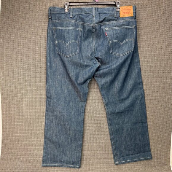 Levis 569 Mens W40 L30 Blue Loose Straight Fit Jeans Denim Cotton - Picture 2 of 9